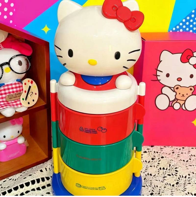 Office Furniture Used - Cartoon Character Hello Kitty Storage Box