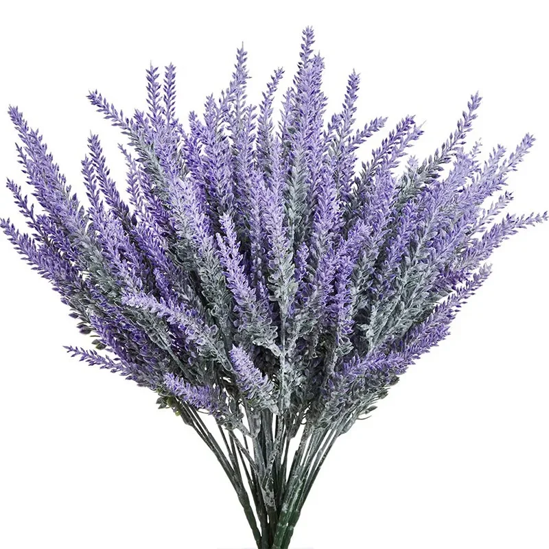 Office Furniture Used - 1 Bundle Purple Artificial Lavender Flowers