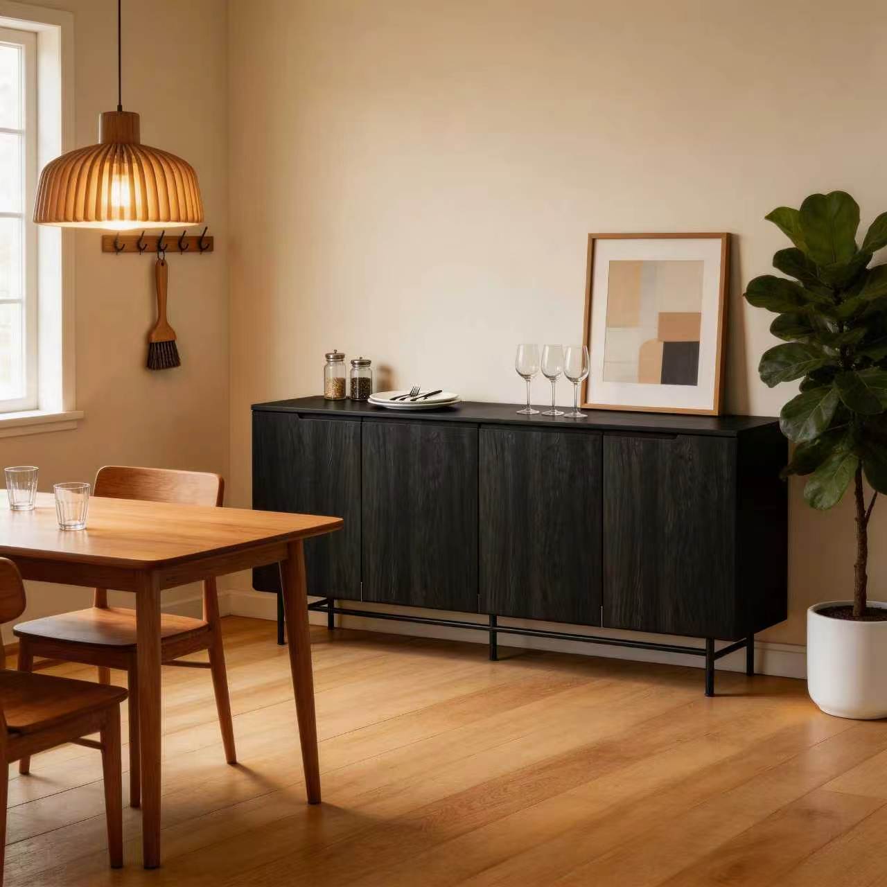 68in Large Fluted Sideboard Ca - Office Furniture Credenza ulasan dan harga