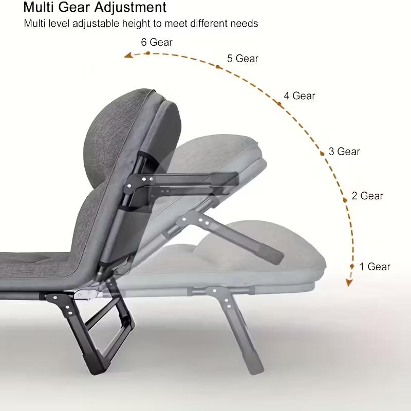 Portable Folding Lounge Reclin - Office Furniture Ergonomic ulasan dan harga