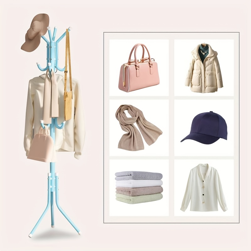 Simple Iron Coat Rack Coats Ba - Office Furniture For Sale ulasan dan harga
