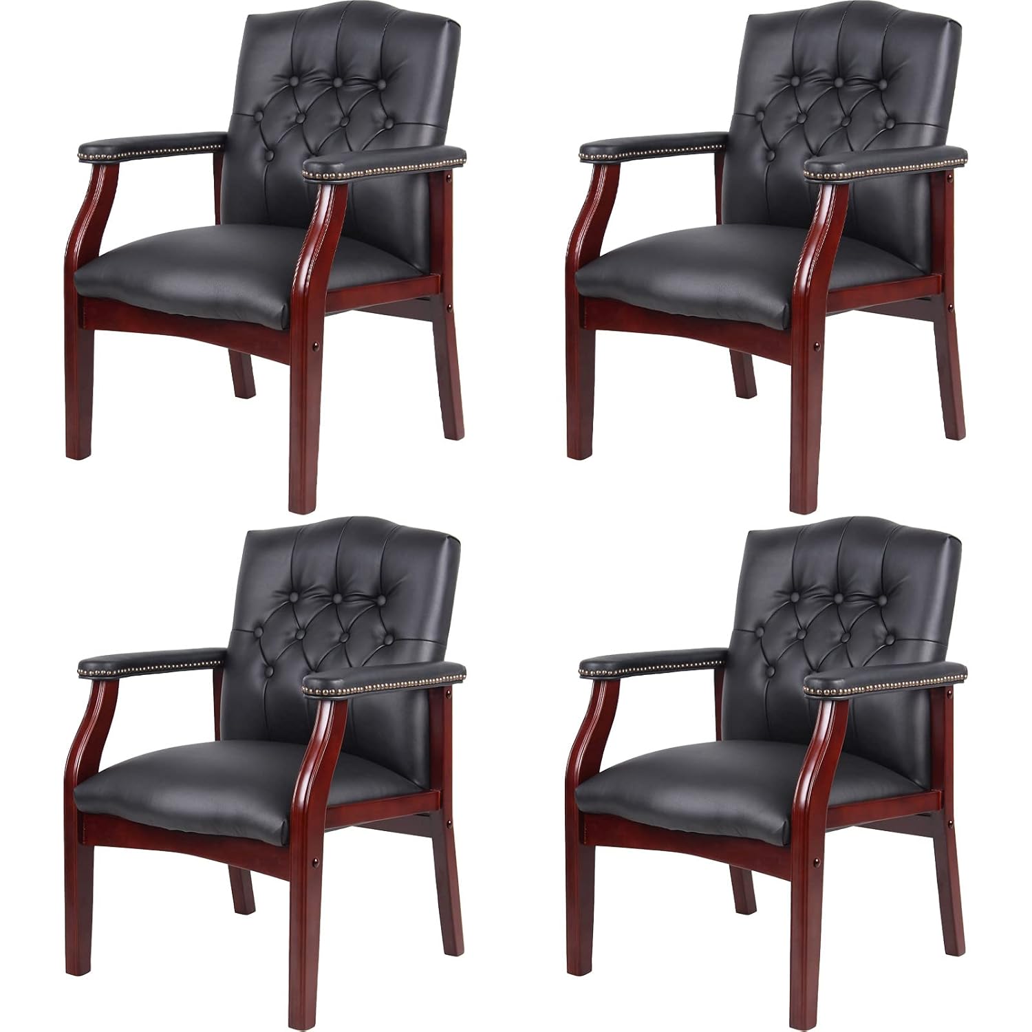 Black Leather Office Chairs Se - Office Furniture Ergonomic ulasan dan harga