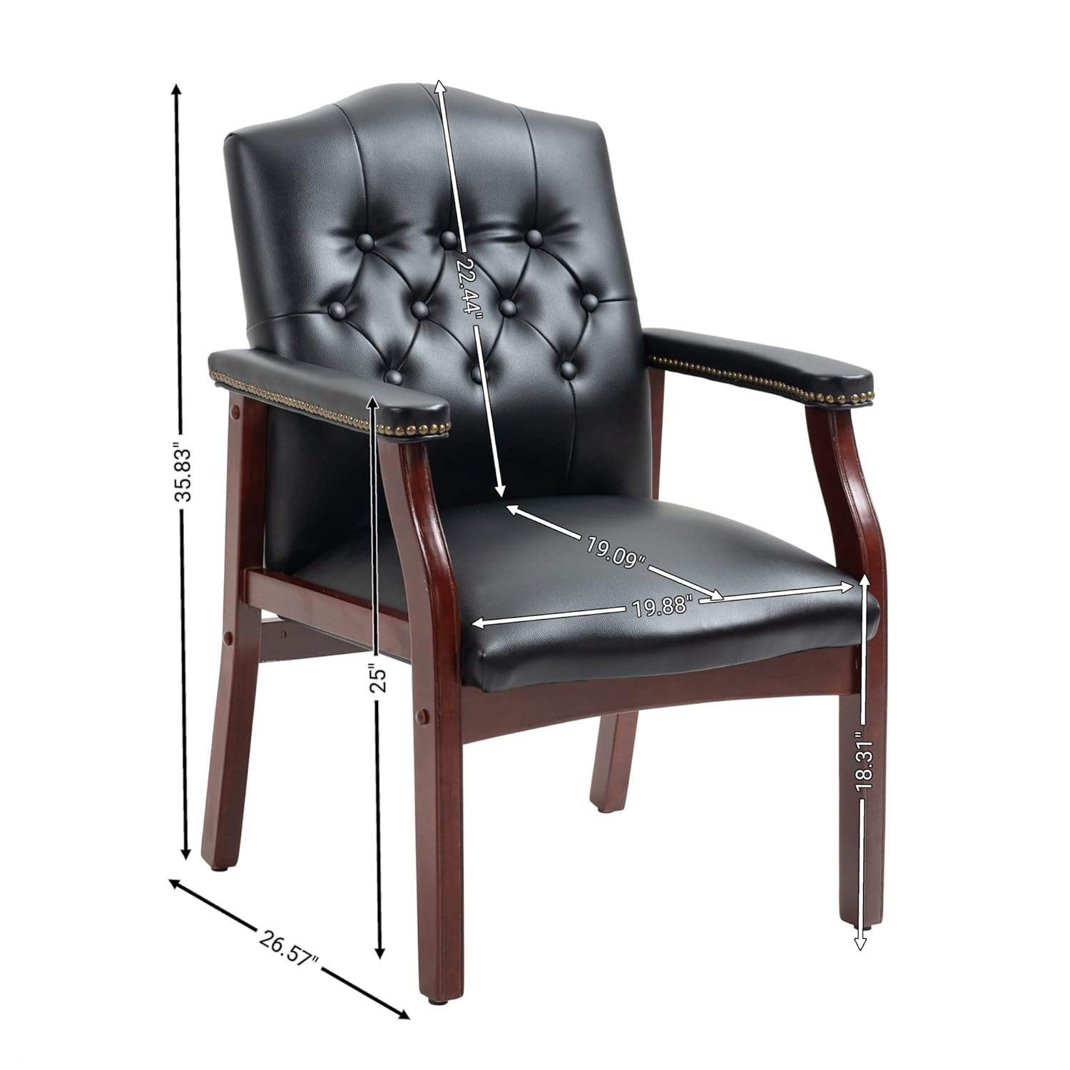 Black Leather Office Chairs Se - Office Furniture Ergonomic ulasan dan harga