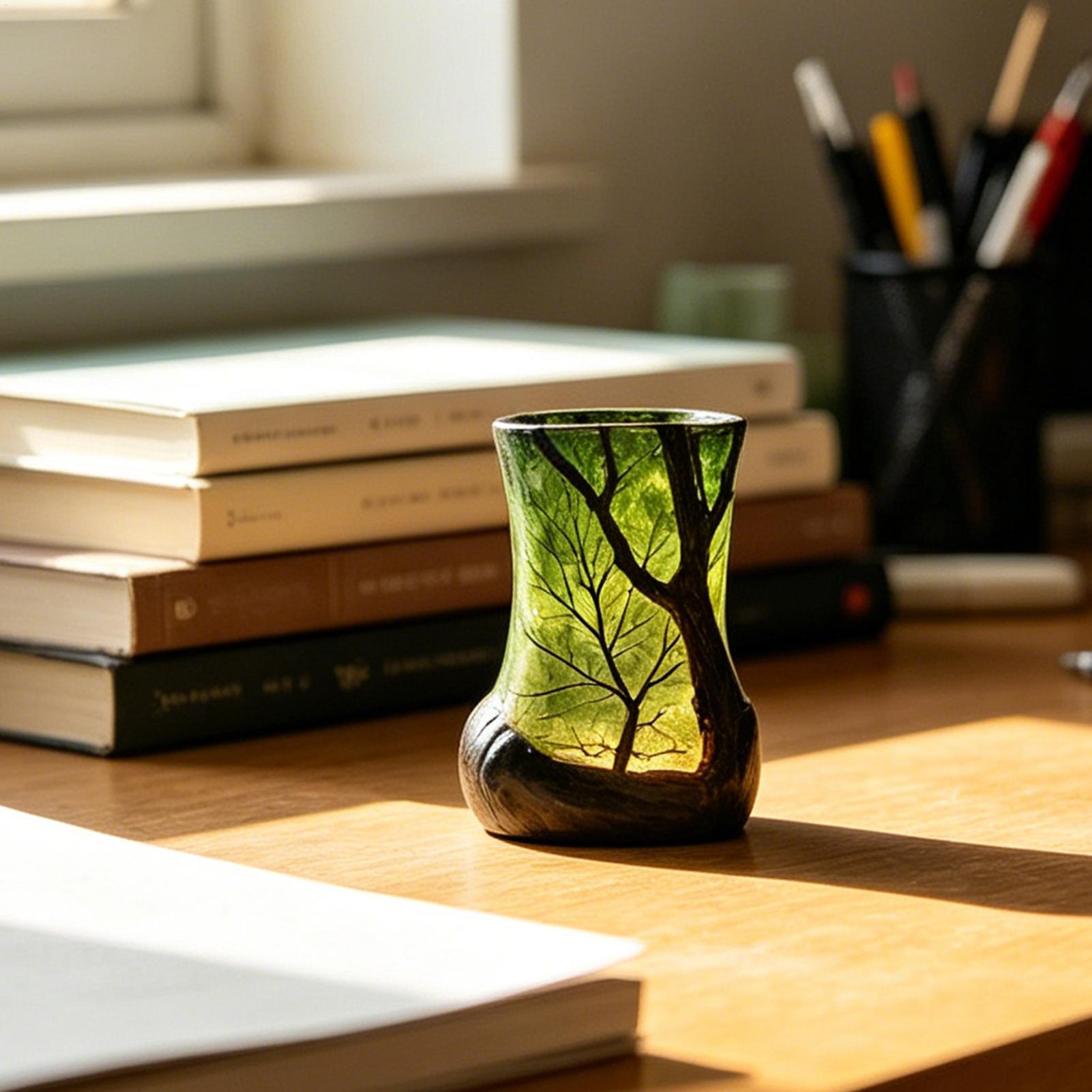 Bedside Table Lamp Forest Nigh - Office Furniture Desk ulasan dan harga