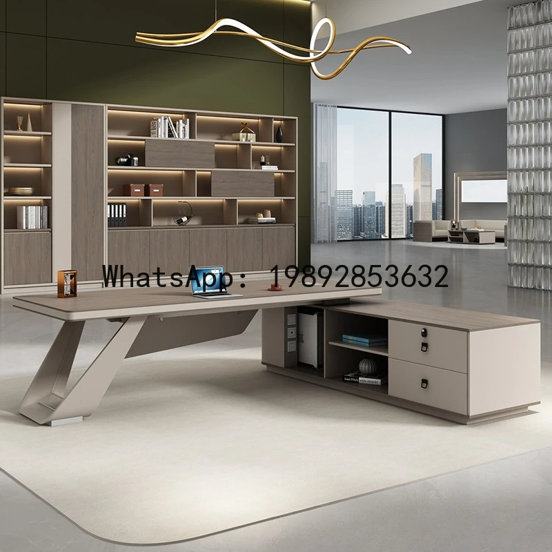 H5.18 executive desk, office d - Office Furniture Desk ulasan dan harga
