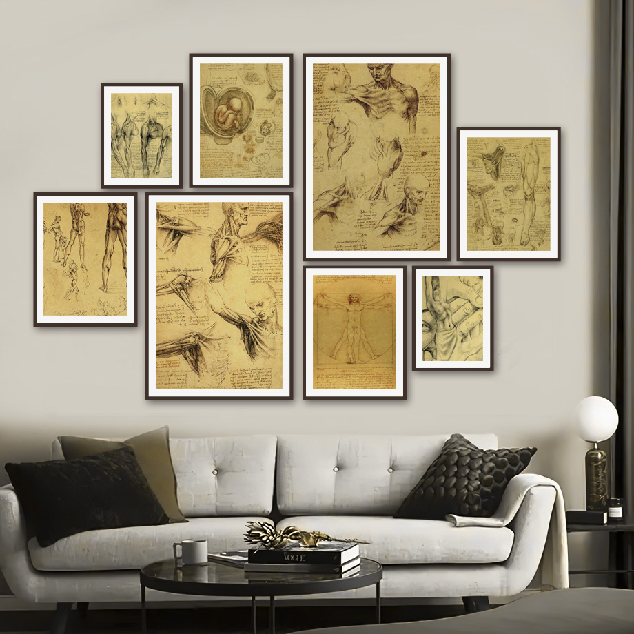 Retro Art Canvas Painting Da V - Office Furniture York ulasan dan harga