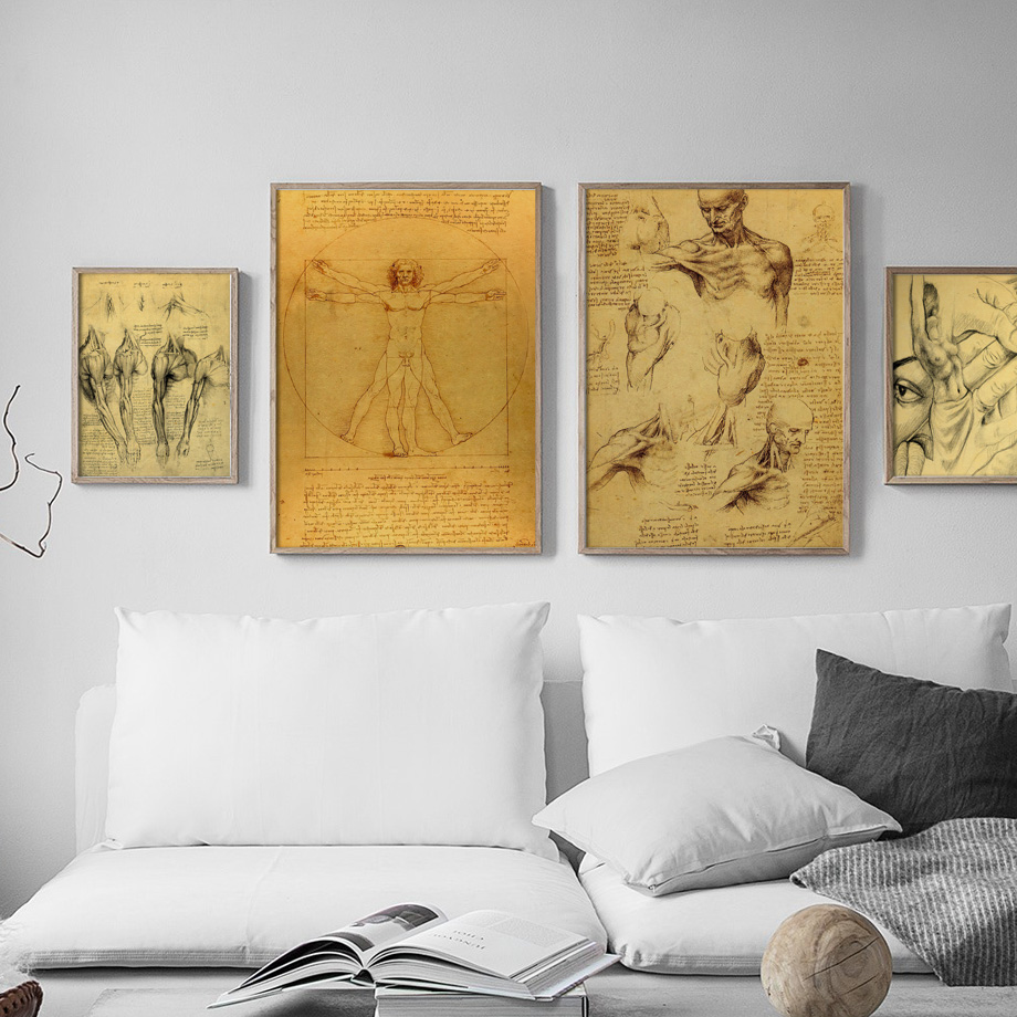 Retro Art Canvas Painting Da V - Office Furniture York ulasan dan harga