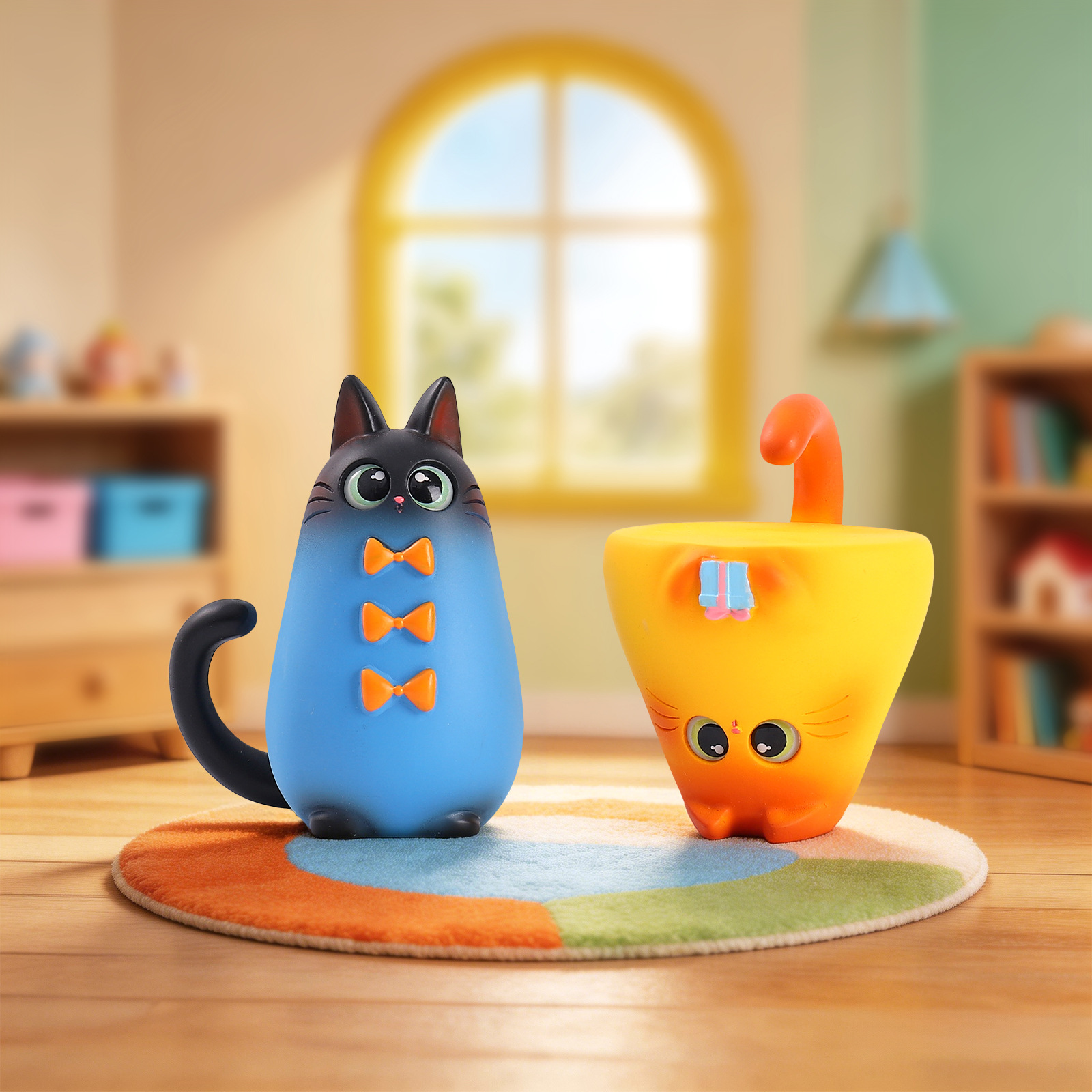 Blind Box Cat Figurine Resin C - Office Furniture Used ulasan dan harga