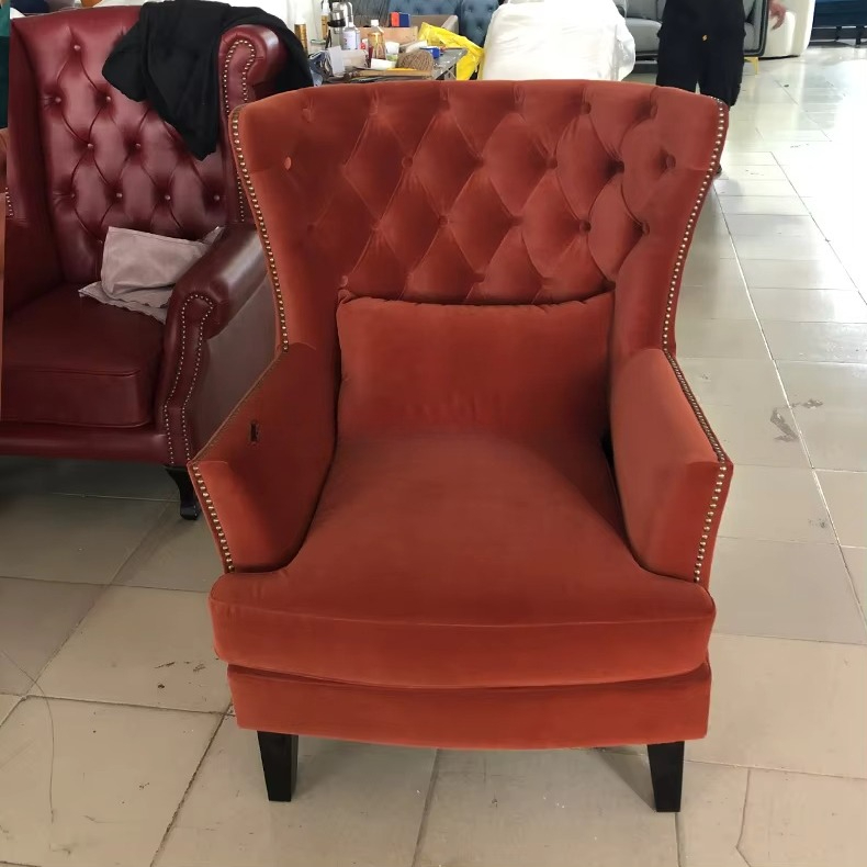 Modern Tufted Wing Back Sofa C - Office Furniture For Sale ulasan dan harga