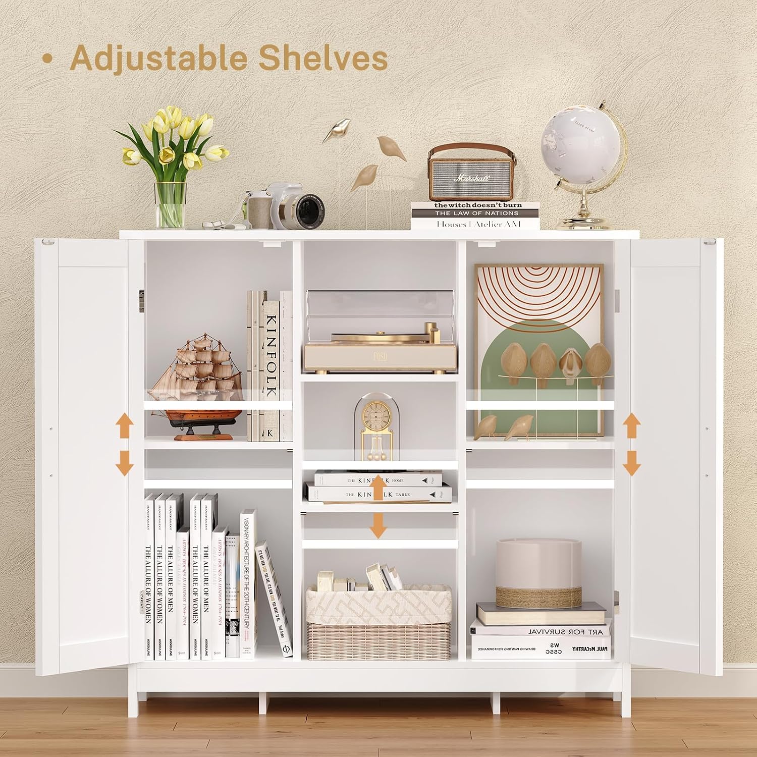 Storage Cabinet With Doors Sto - Credenza Office Storage ulasan dan harga