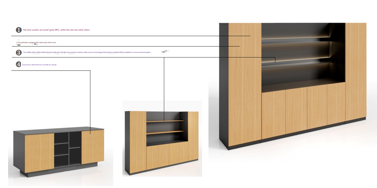 Best Selling MFC Credenza Fili - Office Furniture Credenza ulasan dan harga