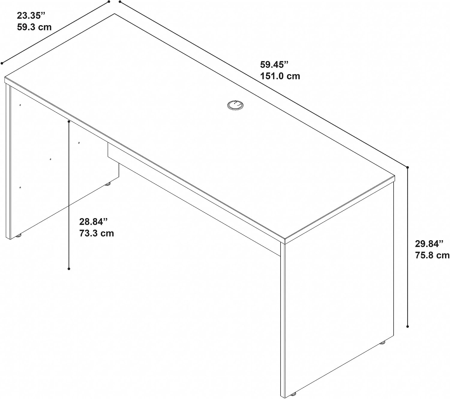 Wooden Credenza Computer Desk  - Office Furniture Credenza ulasan dan harga