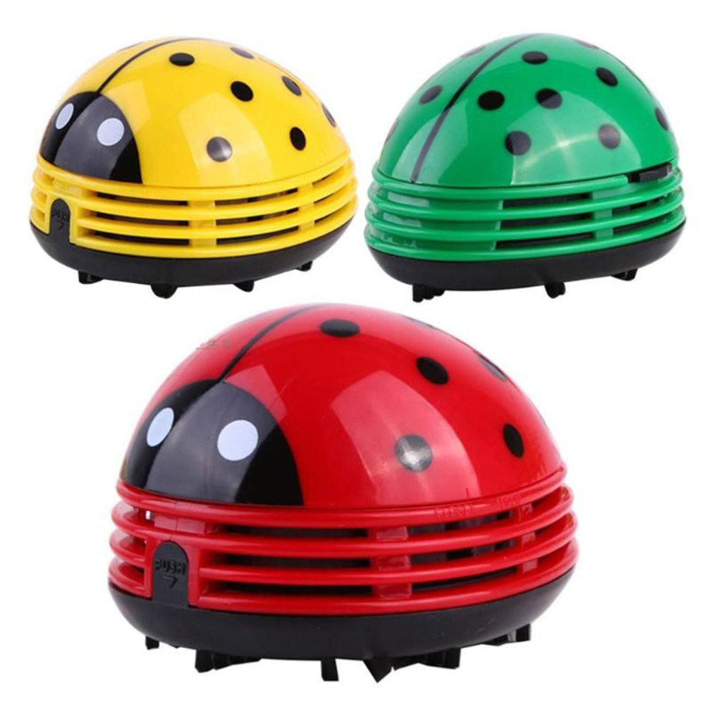 Cute Ladybug Desktop Vacuum Cl - Office Furniture Used ulasan dan harga