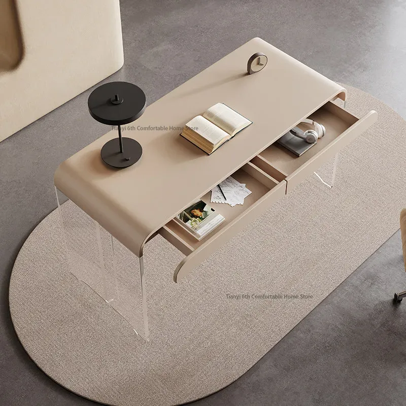 Italian Minimalist Desk Nordic - Office Furniture Desk ulasan dan harga
