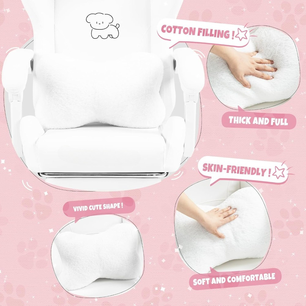 Cute Gaming Chair with Lumbar  - Office Furniture Ergonomic ulasan dan harga