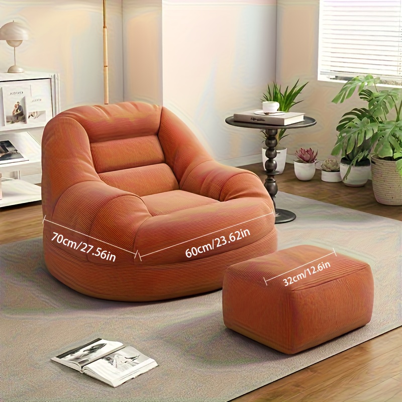 Lazy tatami sofa and footstool - Office Furniture For Sale ulasan dan harga