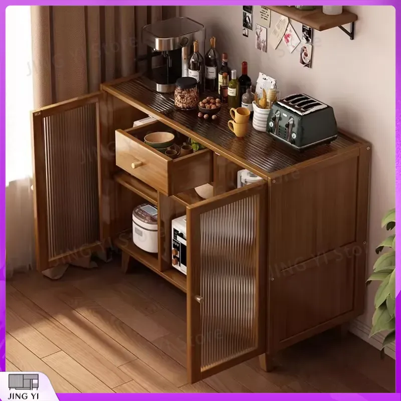 Wooden Kitchen Cabinet Buffet  - Credenza Office Storage ulasan dan harga