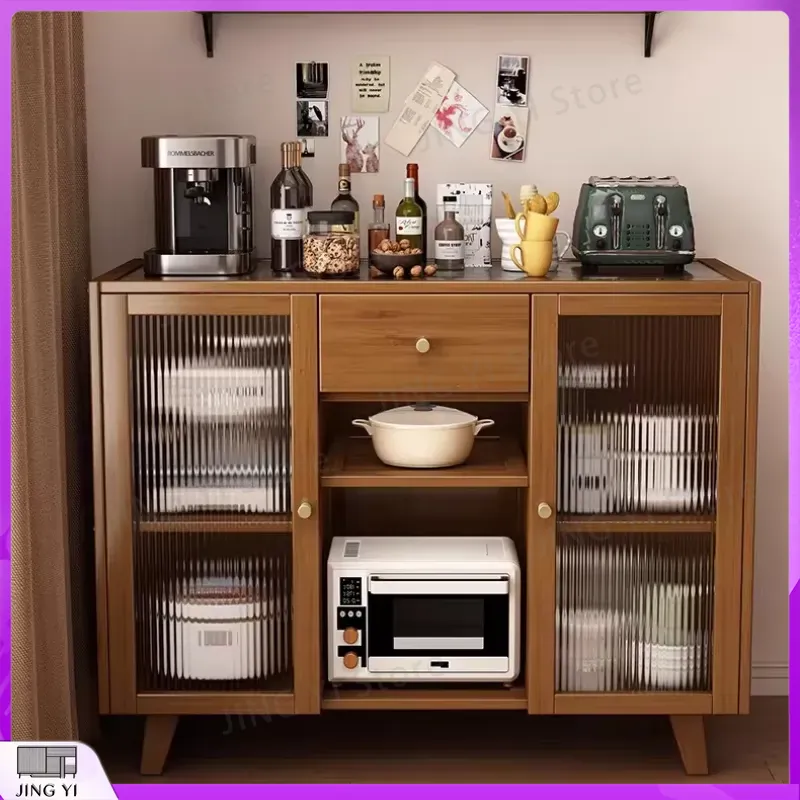 Wooden Kitchen Cabinet Buffet  - Credenza Office Storage ulasan dan harga