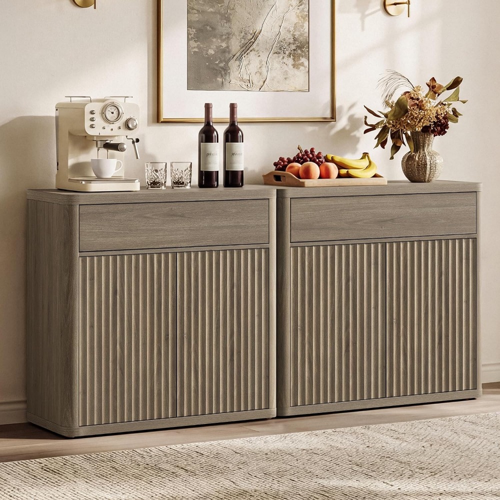 SICOTAS Buffet Cabinet with St - Credenza Office Storage ulasan dan harga