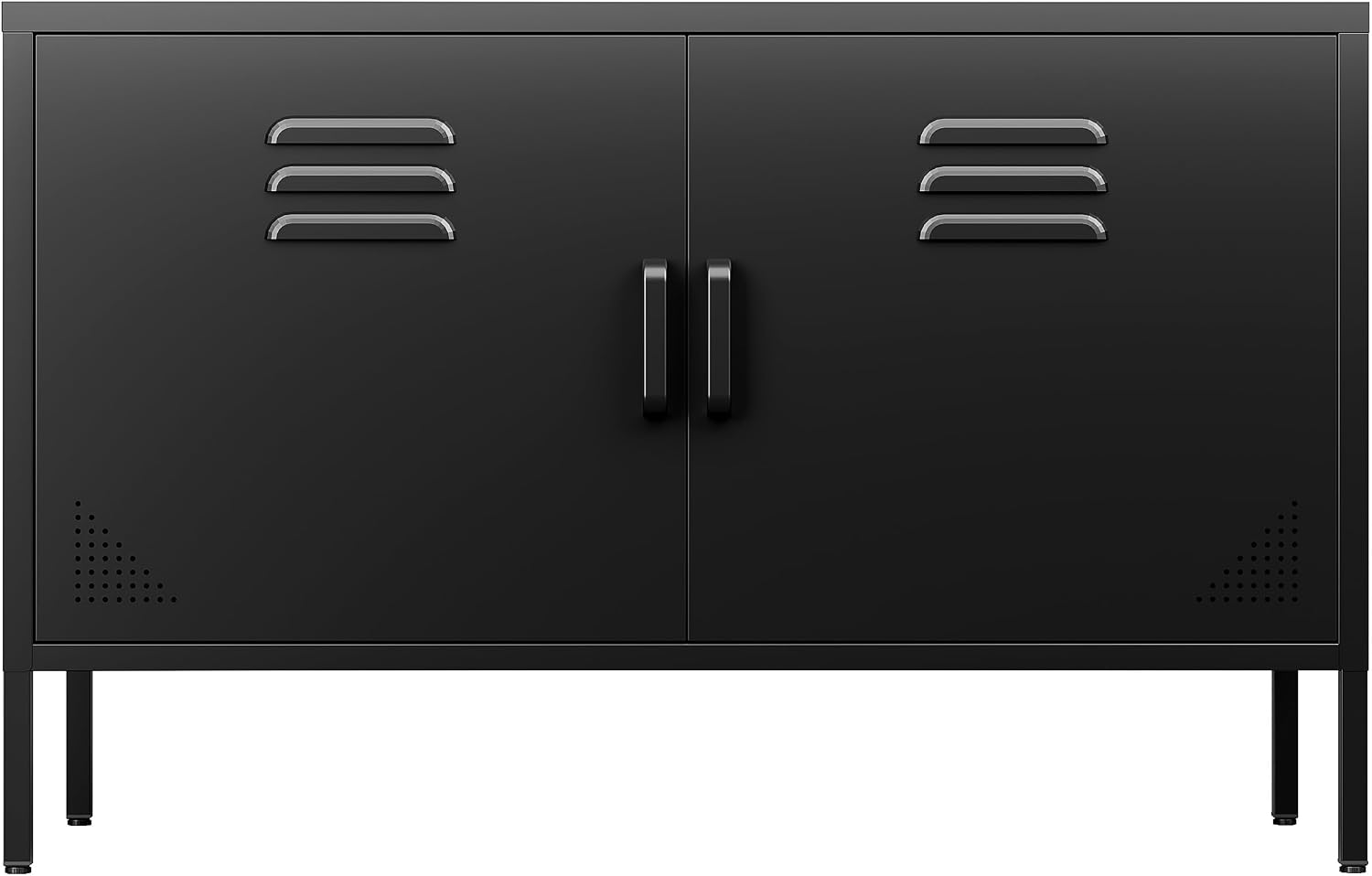 Black Metal Storage Cabinet Wi - Credenza Office Storage ulasan dan harga