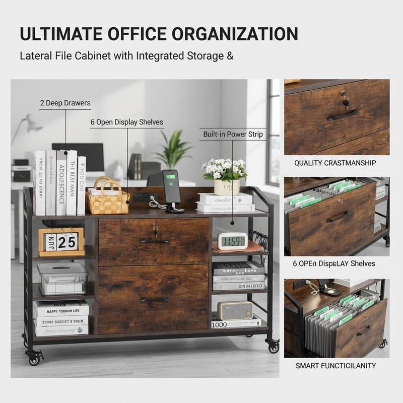 Office Storage Credenza 15.7