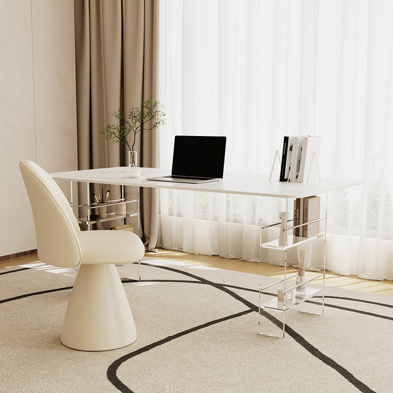 Nordic High-end Sintered Stone - Office Furniture Desk ulasan dan harga