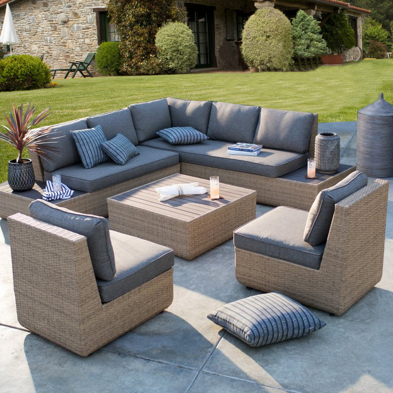 Outdoor Sofa Courtyard Rattan  - Office Furniture For Sale ulasan dan harga