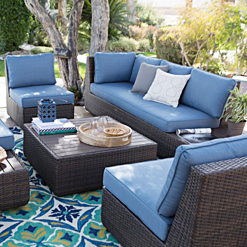 Outdoor Sofa Courtyard Rattan  - Office Furniture For Sale ulasan dan harga