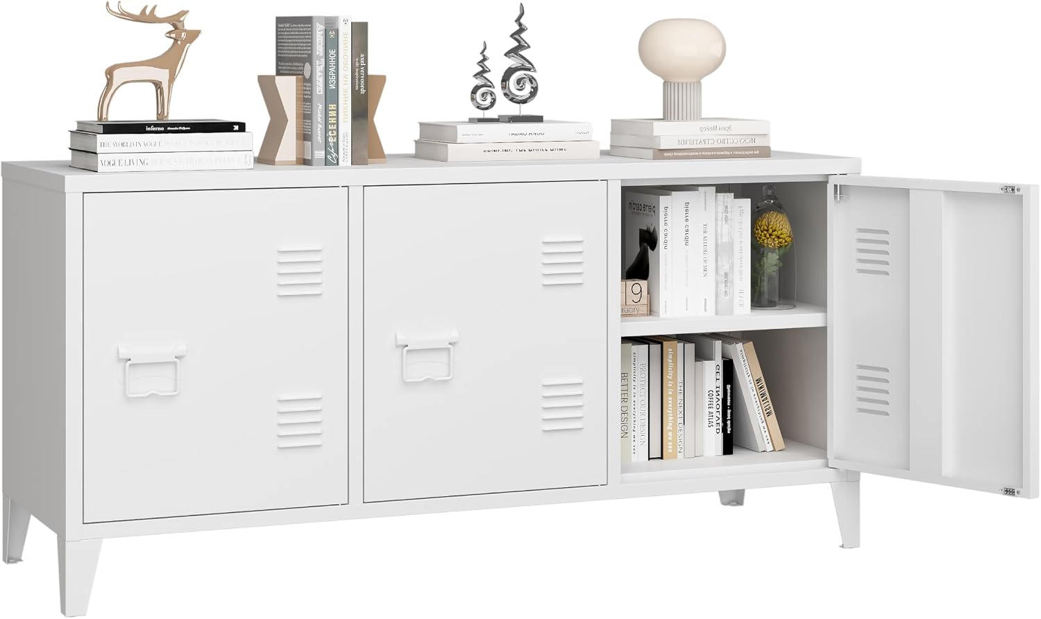 Modern TV Stand Entertainment  - Office Furniture Credenza ulasan dan harga