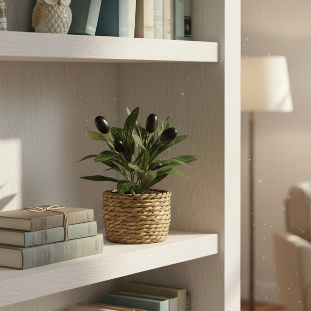 Artificial Plants Pocket Olive - Office Furniture Used ulasan dan harga